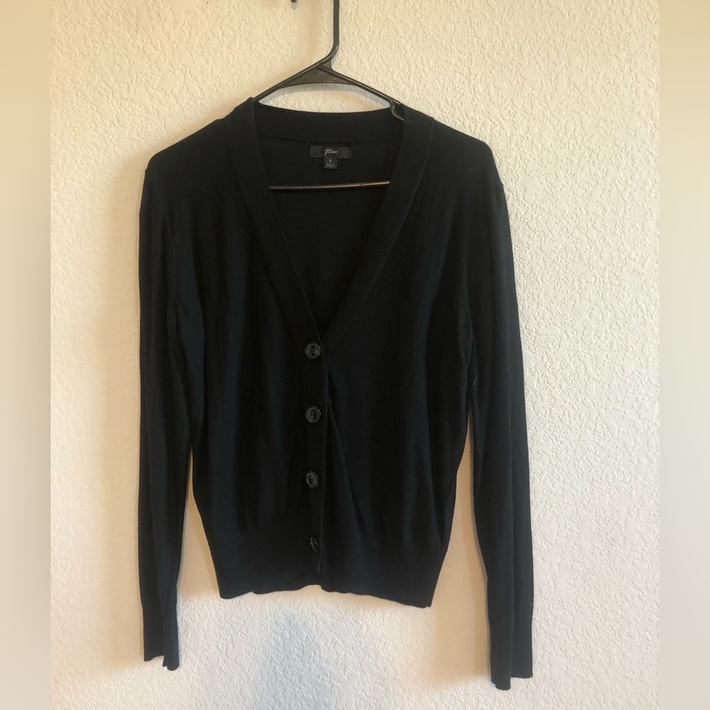 J. Crew cardigan black, size S